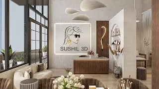 Salon Interior Design & Walkthrough - A Virtual Tour of Luxurious Beauty Spaces #interiordesign