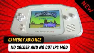 [MOD] How to Install GameBoy Advance NO Solder NO Cut Backlight IPS V3 Screen Mod | Tutorial 2022