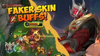 WILD RIFT ZED JUNGLE - USING THE T1 FAKER SKIN
