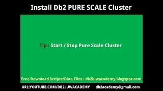 Start / Stop Db2 Pure Scale Cluster