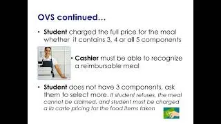 Part 2 Section 2 Required Signage, Offer vs Serve, Point of Service Meal Counting, Preschool