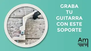 Grábate tu guitarra con este soporte.