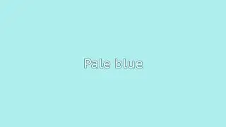 Pale blue - Colortherapy meditation