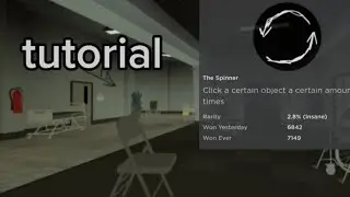 how to get badge "the spinner" apeirophobia | roblox