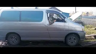 Региус задний привод. Буксуем. Замена масла