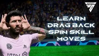 How to Learn Drag Back Spin Skill Moves in EAFC 24 Mobile (2024) | EA FC Tutorial