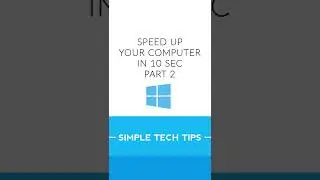 Speed up Your Computer in 10 Second - Part 2