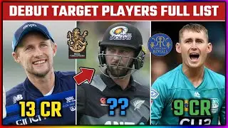 IPL 2022 MEGA AUCTION TARGET PLAYERS || DEBUT TARGET PLAYERS LIST || IPL MEGA AUCTION || JOE ROOT