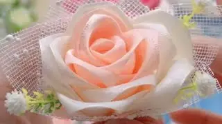 Satin Ribbon Flower | How to make Satin Ribbon Flowers 🌺🌺 DIY HOME