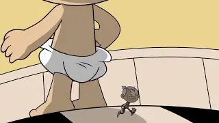 The Loud House Giantess Lily Loud Buttcrush By A Giant Woman, A Giant Woman