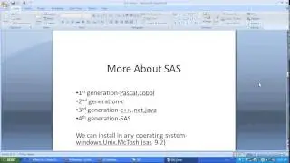 Clinical SAS online Training by Ram