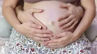Pregnant couple Hands on Pregnant Tummy | Stock Footage - Videohive
