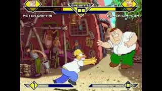 best MUGEN fights HOMER SIMPSON VS PETER GRIFFIN