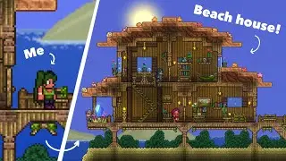 I Built a BEACH HOUSE in Master Mode Revengance Calamity!