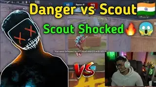 Scout vs Hydra Danger 2v2 Intense TDM Battle😲🇮🇳। 😱Scout Shocked and Demotivated🔥।