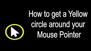 How To Get A Circle Around Your Mouse Pointer   Mouse Pointer Highlighter
