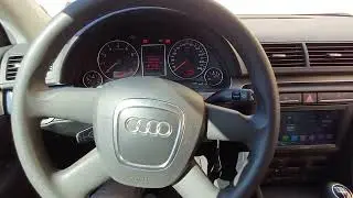 Установка 2DIN android на Audi A4 вместо штатного.