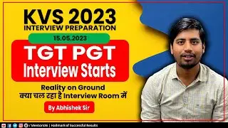 KVS Interviews Starts - What is Going on - Real Experience on Ground - Thanks for Choosing Us