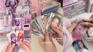 unboxing kpop photocard mail || asmr tiktok compilation 🍿