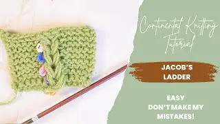 🧶How to Knit the Jacob's Ladder Stitch [Continental Style]