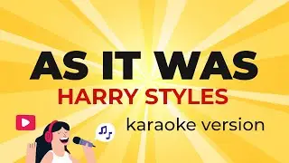 Harry Styles - As It Was (Karaoke Version)