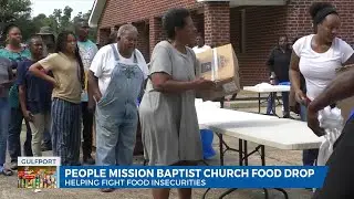 People Mission Baptist Church partners with Feeding the Gulf Coast for food drop