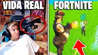 TODO el DAÑO que me Hago en FORTNITE me lo Hago en La VIDA REAL...😱