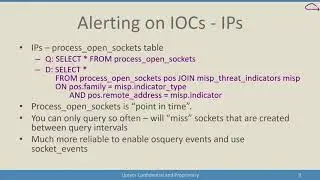 Threat Hunting and Malware Analysis on Mac OS X with osquery – Milan Shah