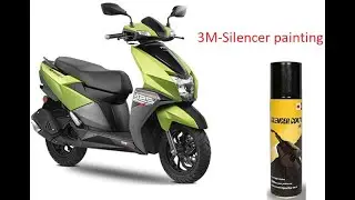 TVS NTORQ 125 #Silencer Painting