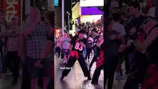 why did he hit the woah? 😭 i love strangers reaction #kpopinpublic