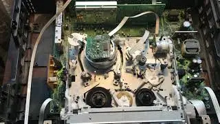 JVC svhs  JVC HR-S7600AM замена фетровых накладок тормозов.