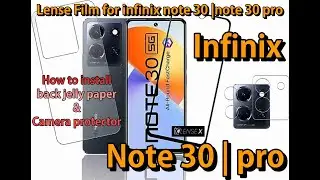 infinix note 30 & note 30 pro camera protection and best protector 