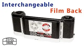 How To Use Interchangeable Film Back For Contarex And Contaflex