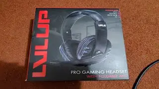 LVL Up Pro Gaming Headset With Foldable Mic Unboxing from Walgreens