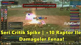 DomenicoWacco - Raptor +10'lu Charla Vurmuyor | Yarıp Geçiyor :D | Knight Online