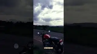 Monsoon season l Bike Ride l Continental gt l Beautiful atmosphere #rain #bike