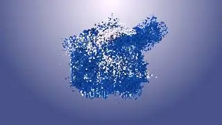 Particle Logo Particular Animation in After Effects