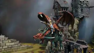 Sisters of Avelorn Dragon (Forge World carmine dragon)