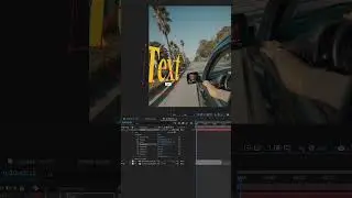 Text Effect with Track Camera in 
