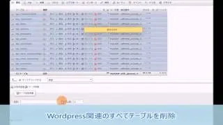 Wordpressのデータクリア失敗しサイトの再インストール