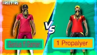 1vs1 custom Genius ff Gamer Vs1 Pro player