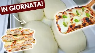 IMPASTO PER PIZZA IN TEGLIA. Ricetta in GIORNATA!
