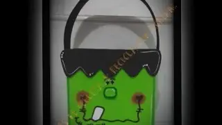 DIY. BOLSA PARA HALLOWEEN CON RECICLAJE-HALLOWEEN BAG WITH RECYCLING