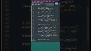 How To Code An Analog Clock In Python ? Python for beginners 