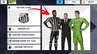 Kit do Santos Atualizado para Dream League Soccer 2021