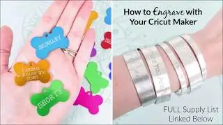How to Engrave with Your Cricut Maker: How to Center Text or Images when Engraving