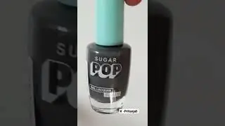 Nail Art without tools using SUGAR pop nail polish 💅🥰#shorts #nailart