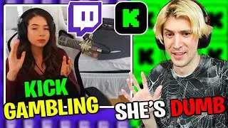 xQc ATTACKS Pokimane About Kick vs Twitch GAMBLING Drama!!