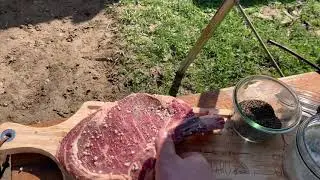 Côte de bœuf grillée ,fumée 😜😍🥩