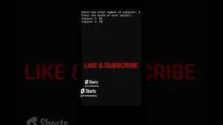 PERCENTAGE CALCULATOR IN C #shorts #codinglife #programmer #html  #css #coding #viral #trending #cs